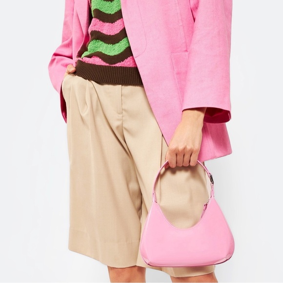 Zara Handbags - Pink Hobo Shoulder Bag